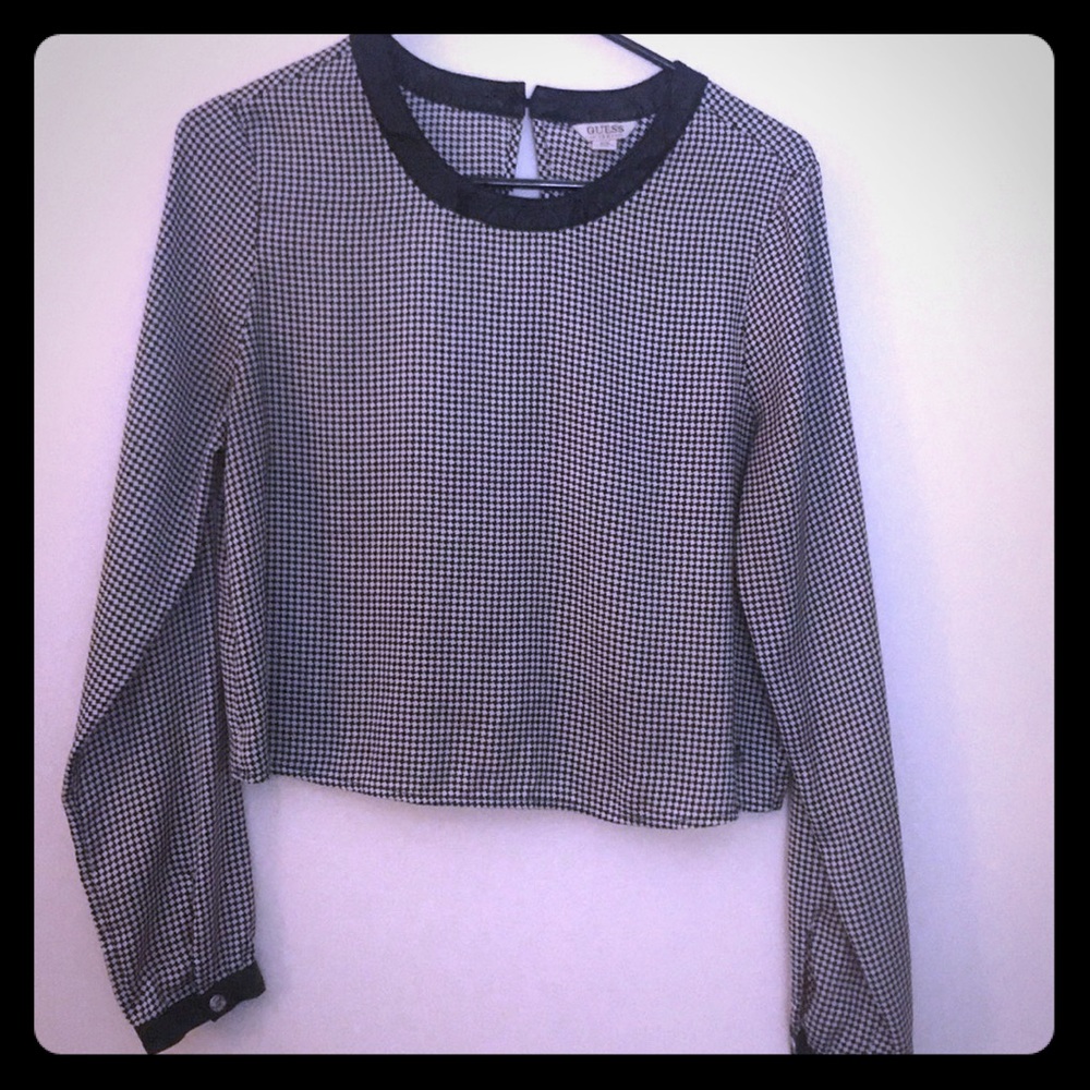 GUESS Cropped Blouse